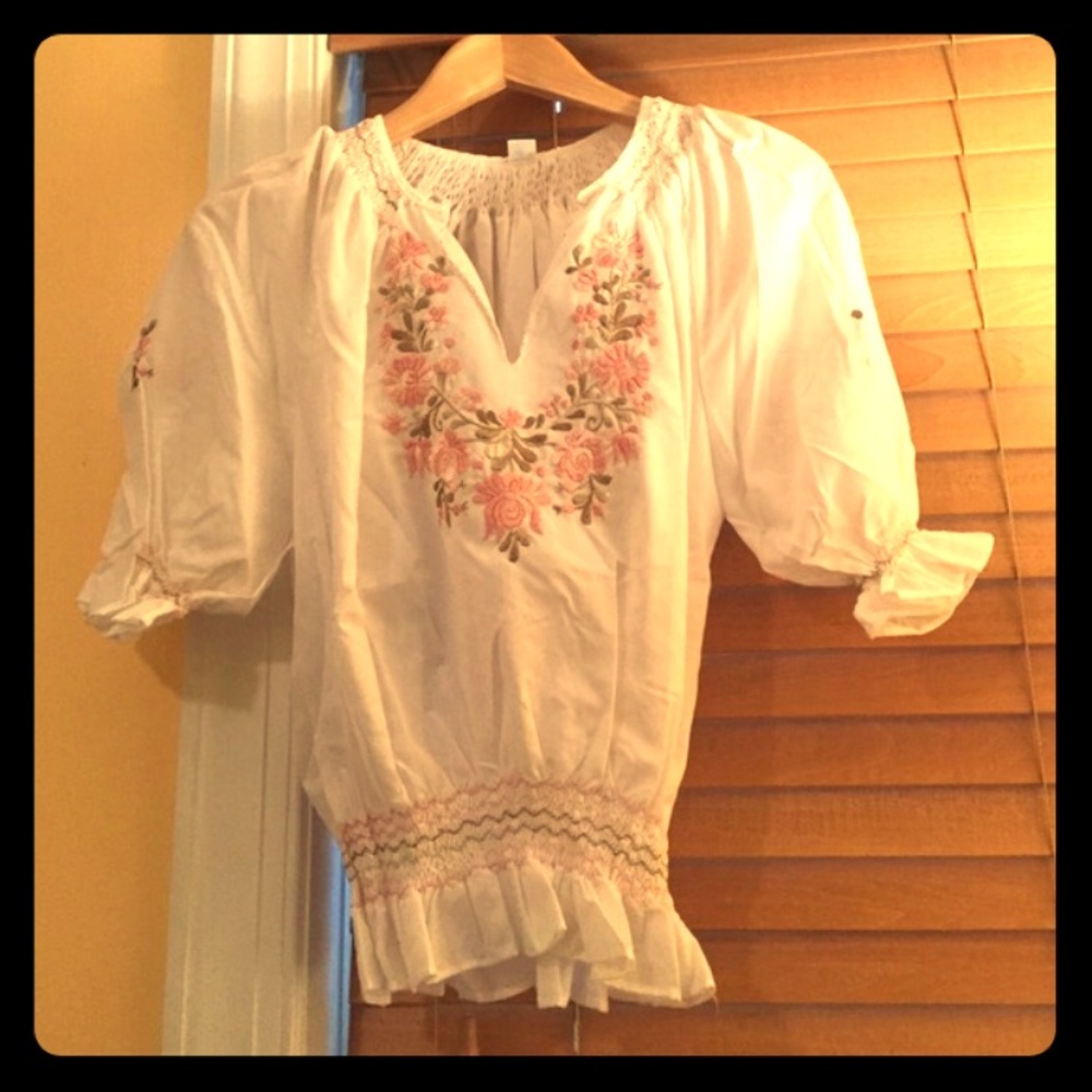 Beautiful Hungarian peasant blouse